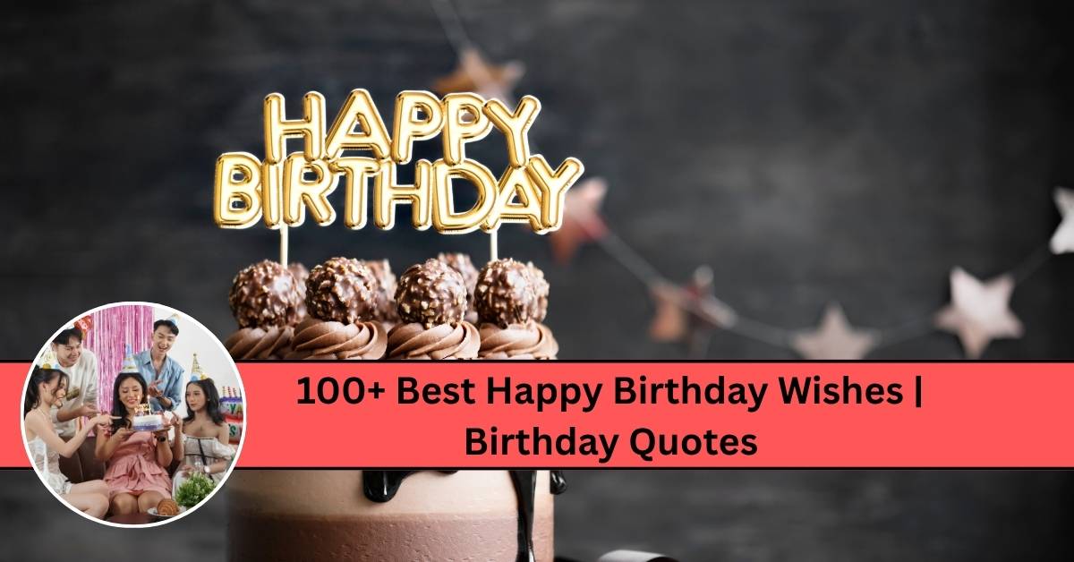 Happy birthday wishes with cake, candles and celebration setup